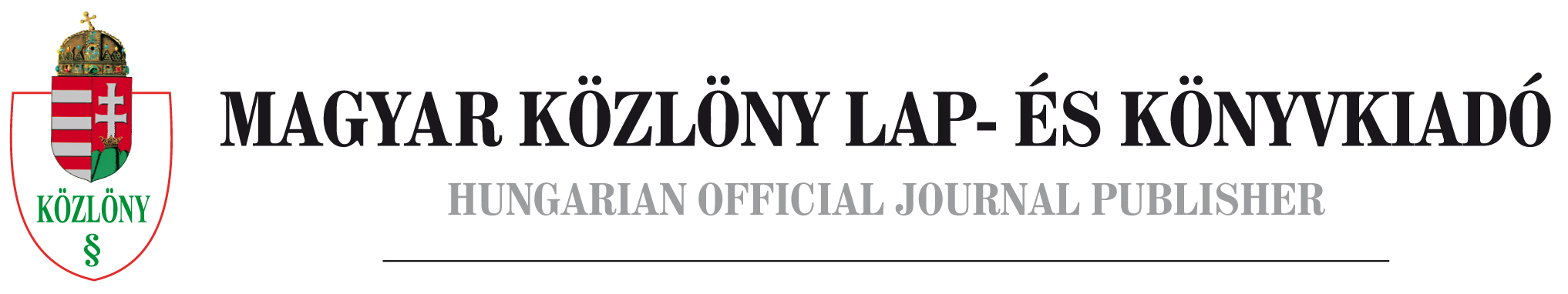 Magyar Közlöny Lap- és Könyvkiadó Kft.